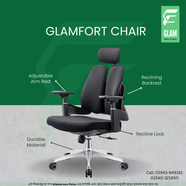 GLAMFORT Chair by GLAM Office Furniture - Image 3